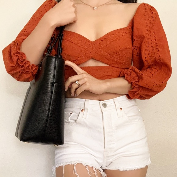 Michael Kors Bedford Black Pebbled Leather Medium Pocket Tote Shoulder - Picture 2 of 7